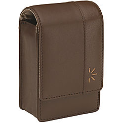 case logic compact  leather camera case ldc-2 brown imags